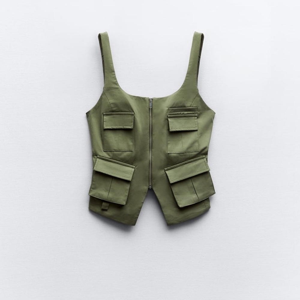 Utility Vest - beautiful top! Never worn